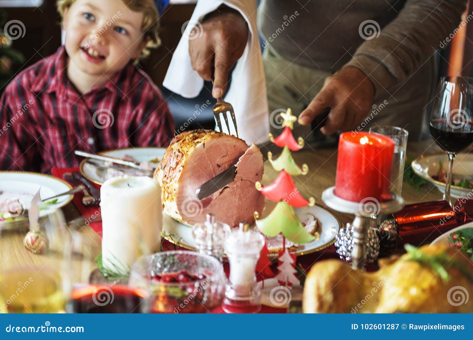 Group of Diverse People are Gathering for Christmas Holiday Stock Image ...