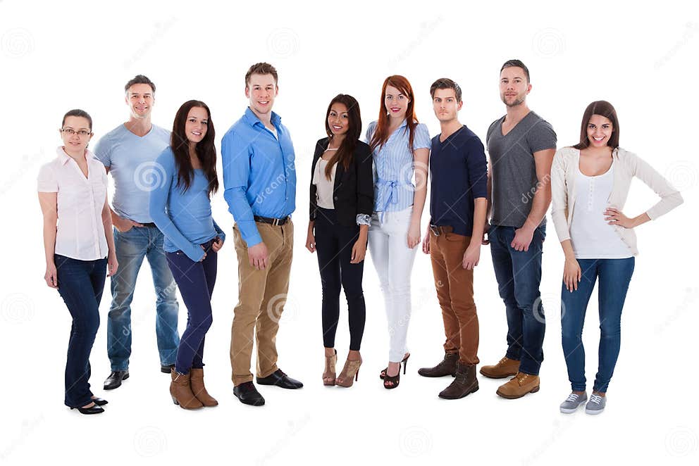 Group of diverse people stock image. Image of large, proud - 44598983