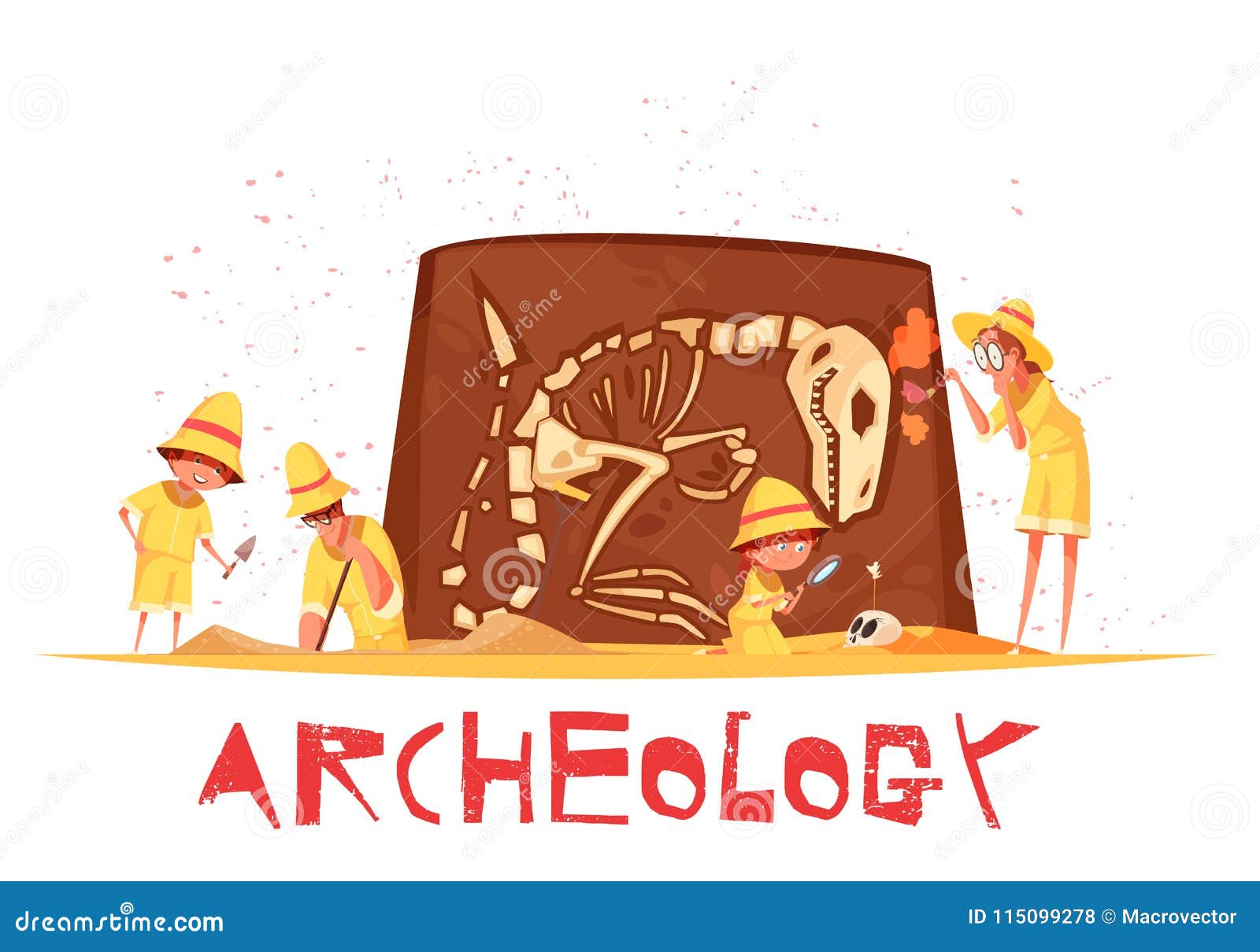 Archaeological Cartoons, Illustrations & Vector Stock Images - 4062
