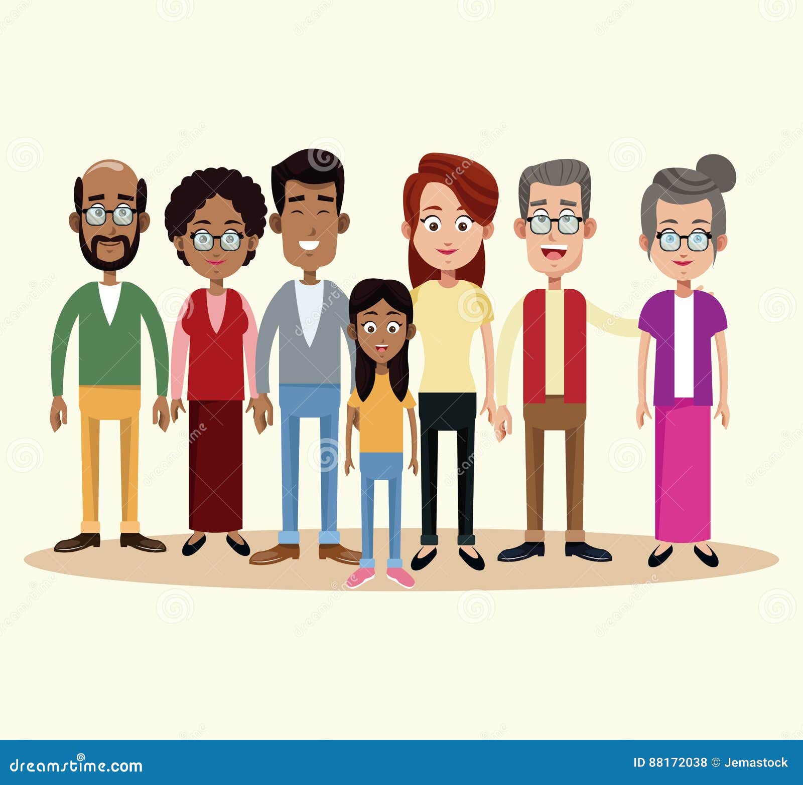 Multicultural Family Clipart Images
