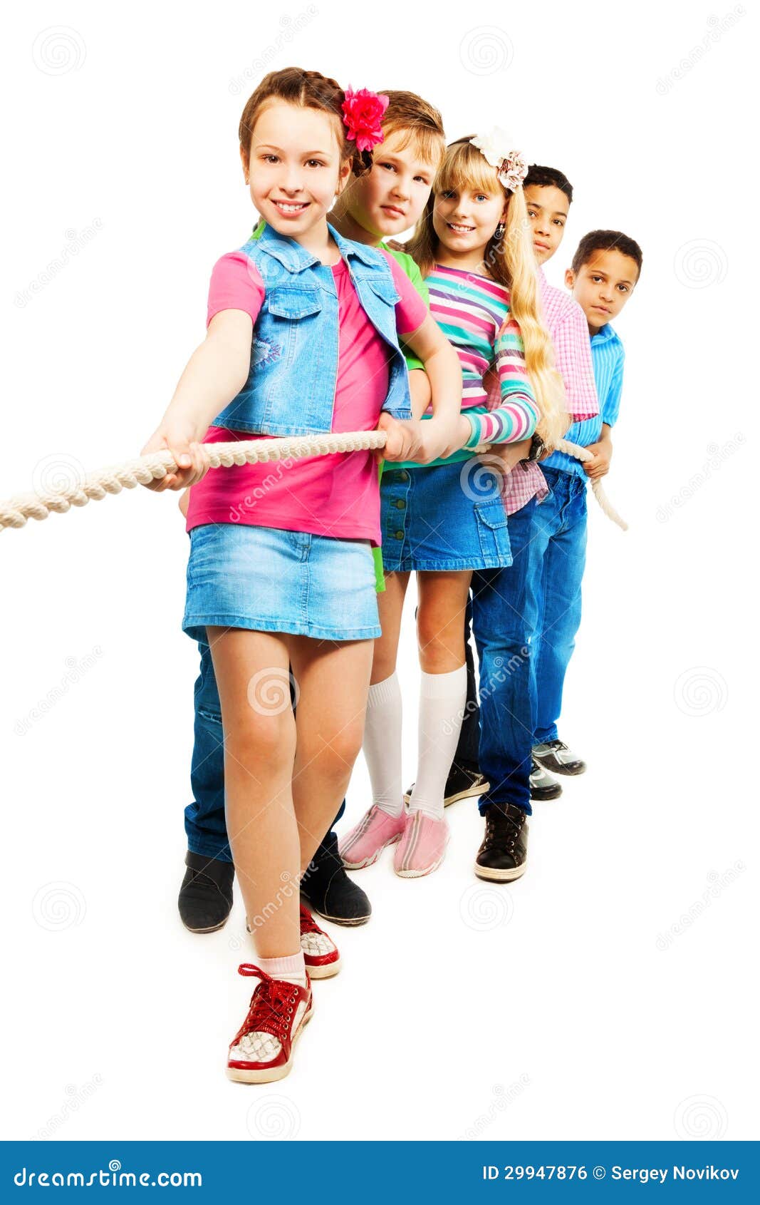 Beautiful Girls Pulling Rope Stock Photos - Free & Royalty-Free Stock  Photos from Dreamstime