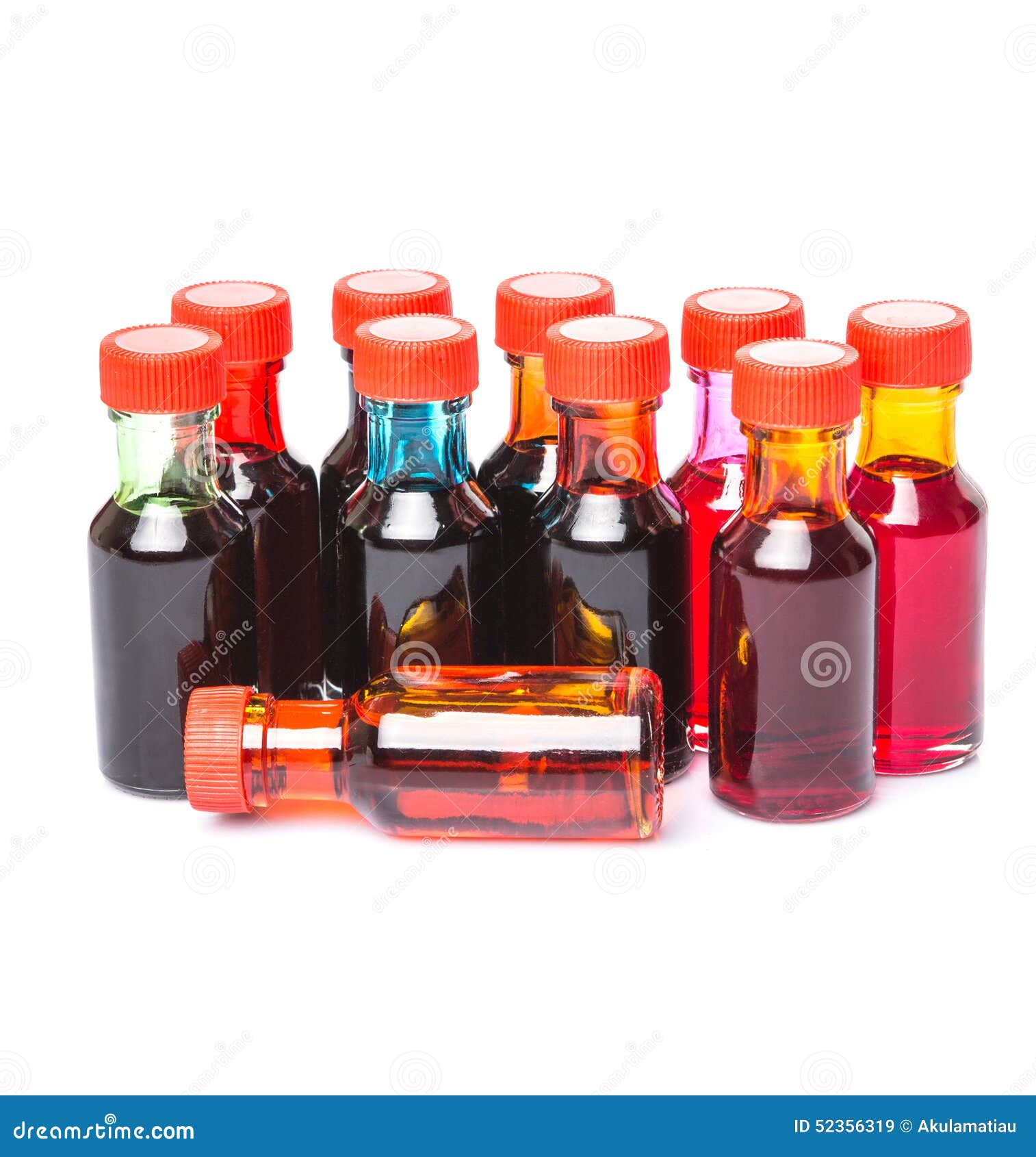 A Group of Food Color Additives I Stock Image - Image of decorate