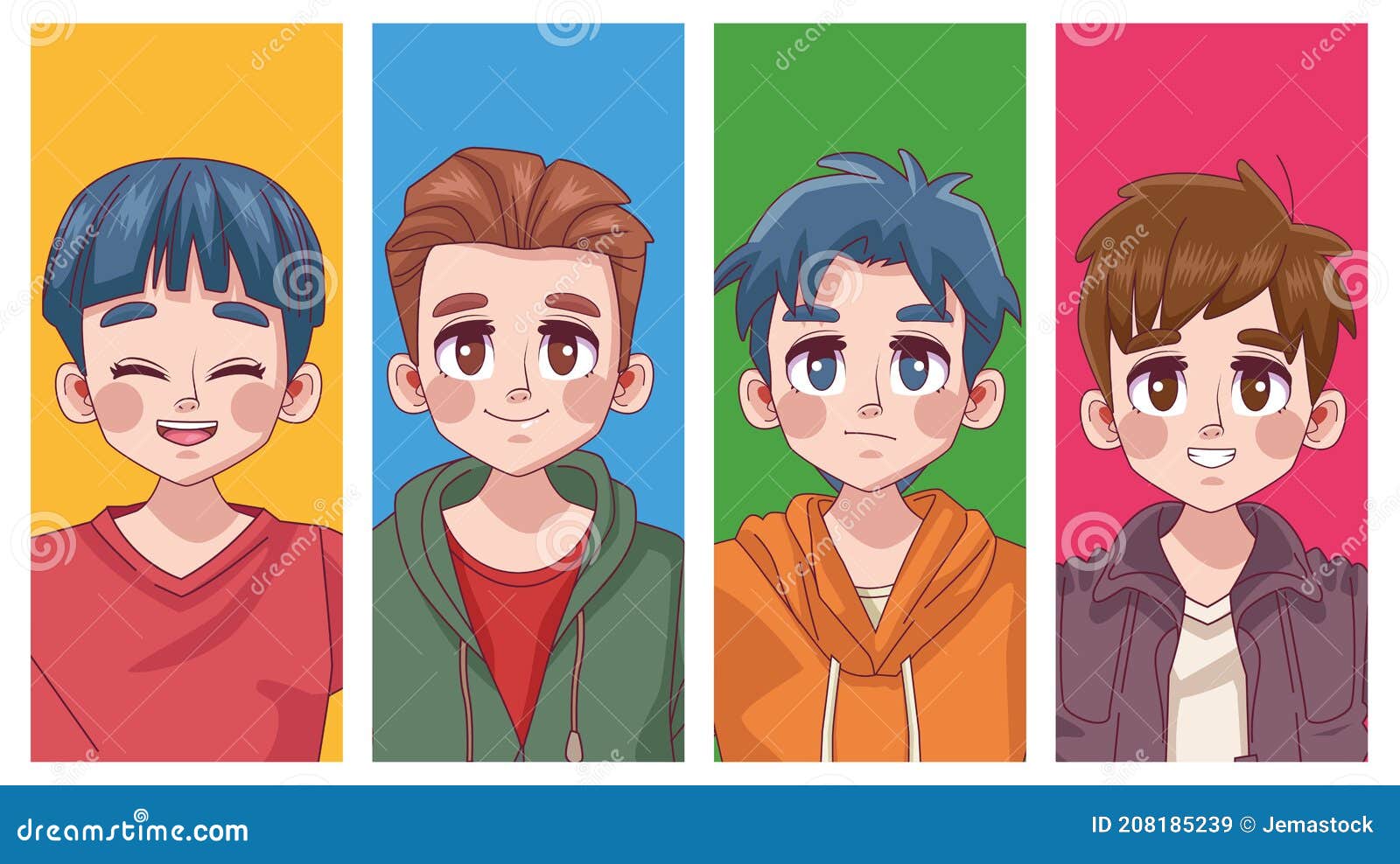 https://thumbs.dreamstime.com/z/group-four-cute-youngs-boys-teenagers-manga-anime-characters-group-four-cute-youngs-boys-teenagers-manga-anime-characters-208185239.jpg