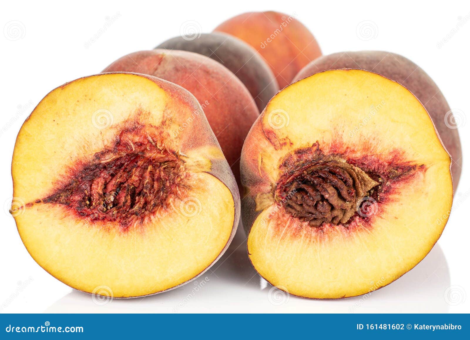 Sweet Red Peach Isolated on White Stock Photo Image of apple, fruit