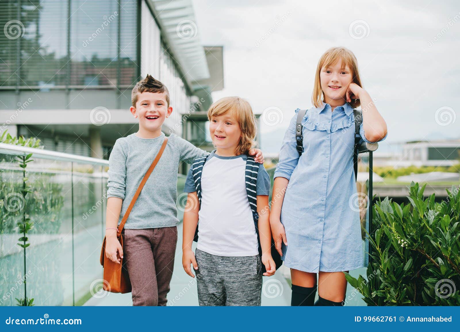 Group of Three Funny Kids Wearing Backpacks Walking Back To School Stock Image - Image of learn, backpack: 99662761 Group of Three Funny Kids Wearing Backpacks Walking Back To School Stock Image - Image of learn, backpack: 99662761