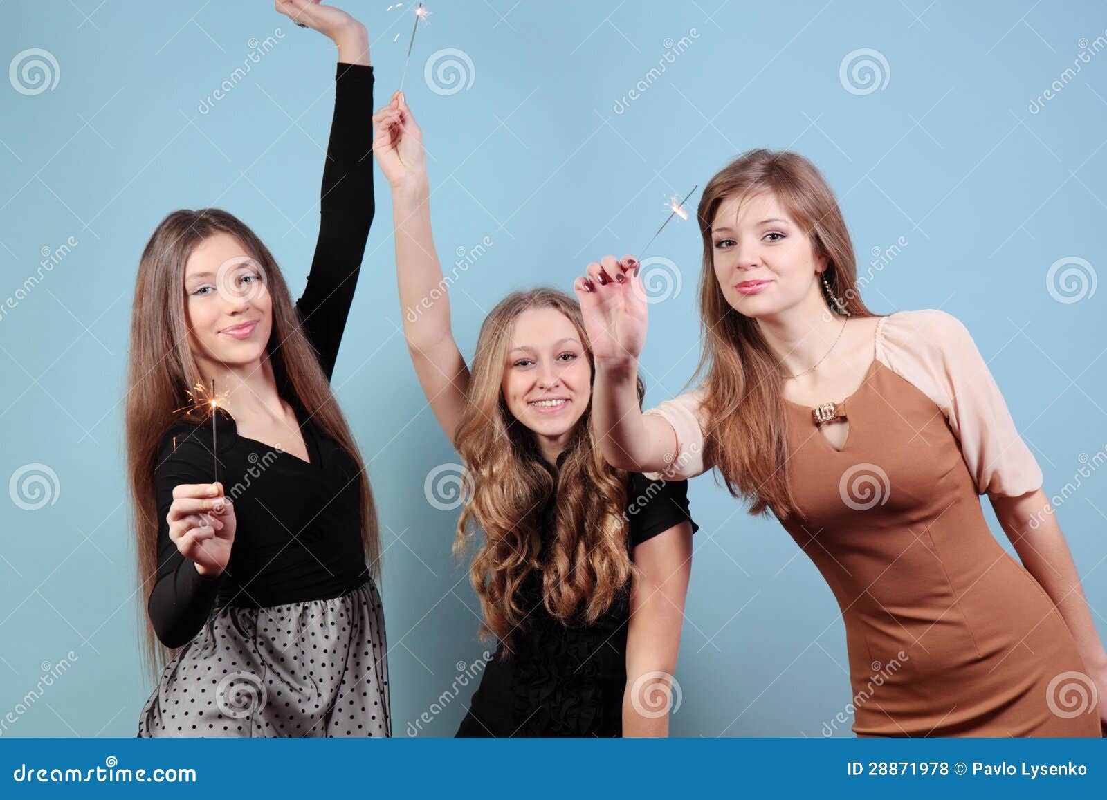 Group of Girls at the Party Stock Photo Image of fashion, dance 28871978