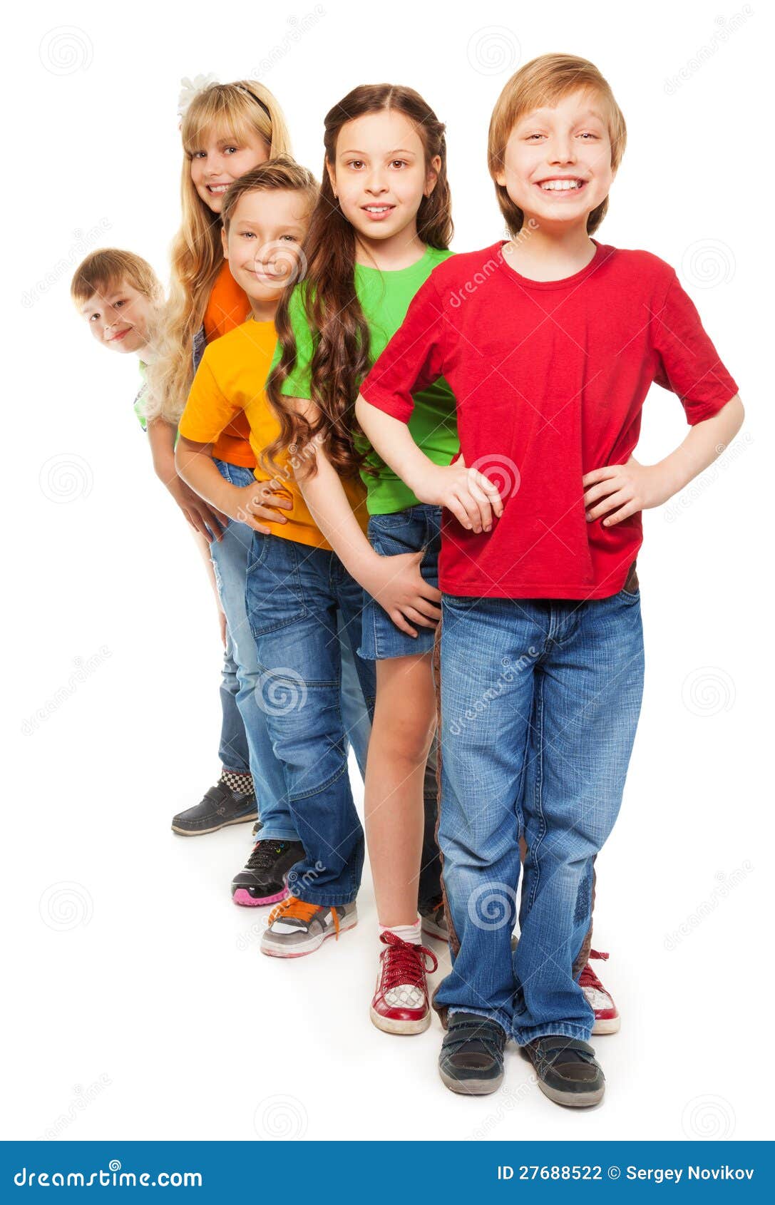 Pigtail teen yellow shirt