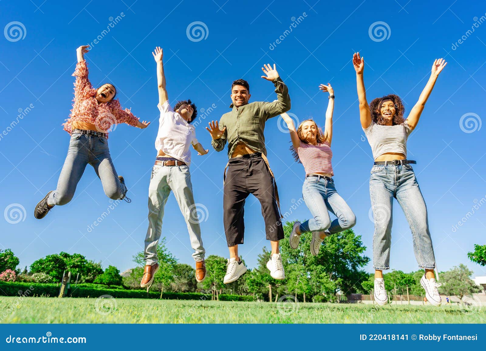 Diverse young women wear underwear sitting showing legs on beige