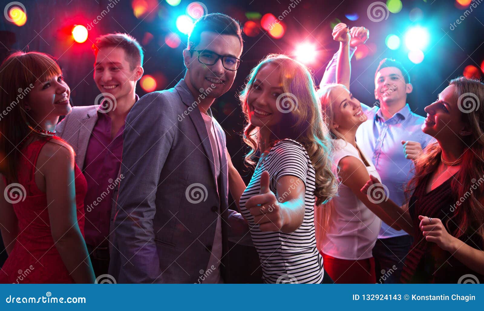 Group of Young People Having Fun Dancing at Party Stock Image - Image ...