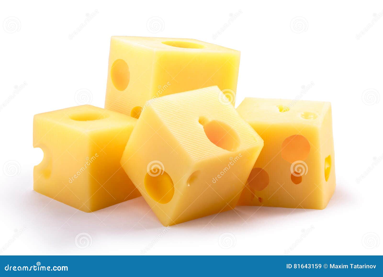 group of holey cheese cubes, paths