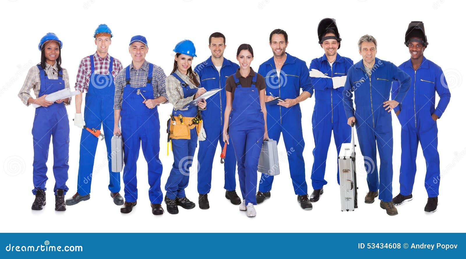 Group of Industrial Workers Stock Photo Image of caucasian, people