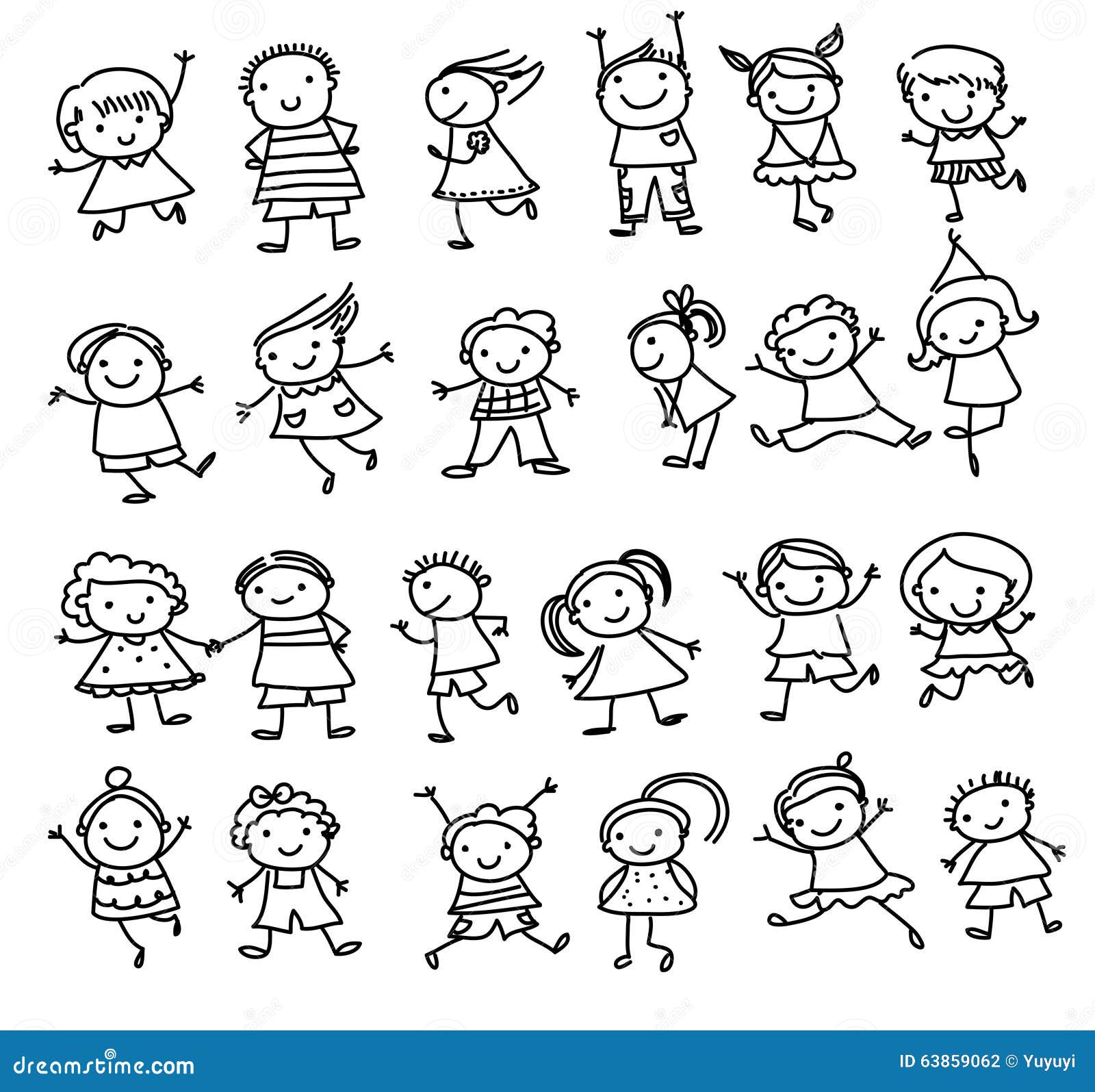 People Drawings For Kids