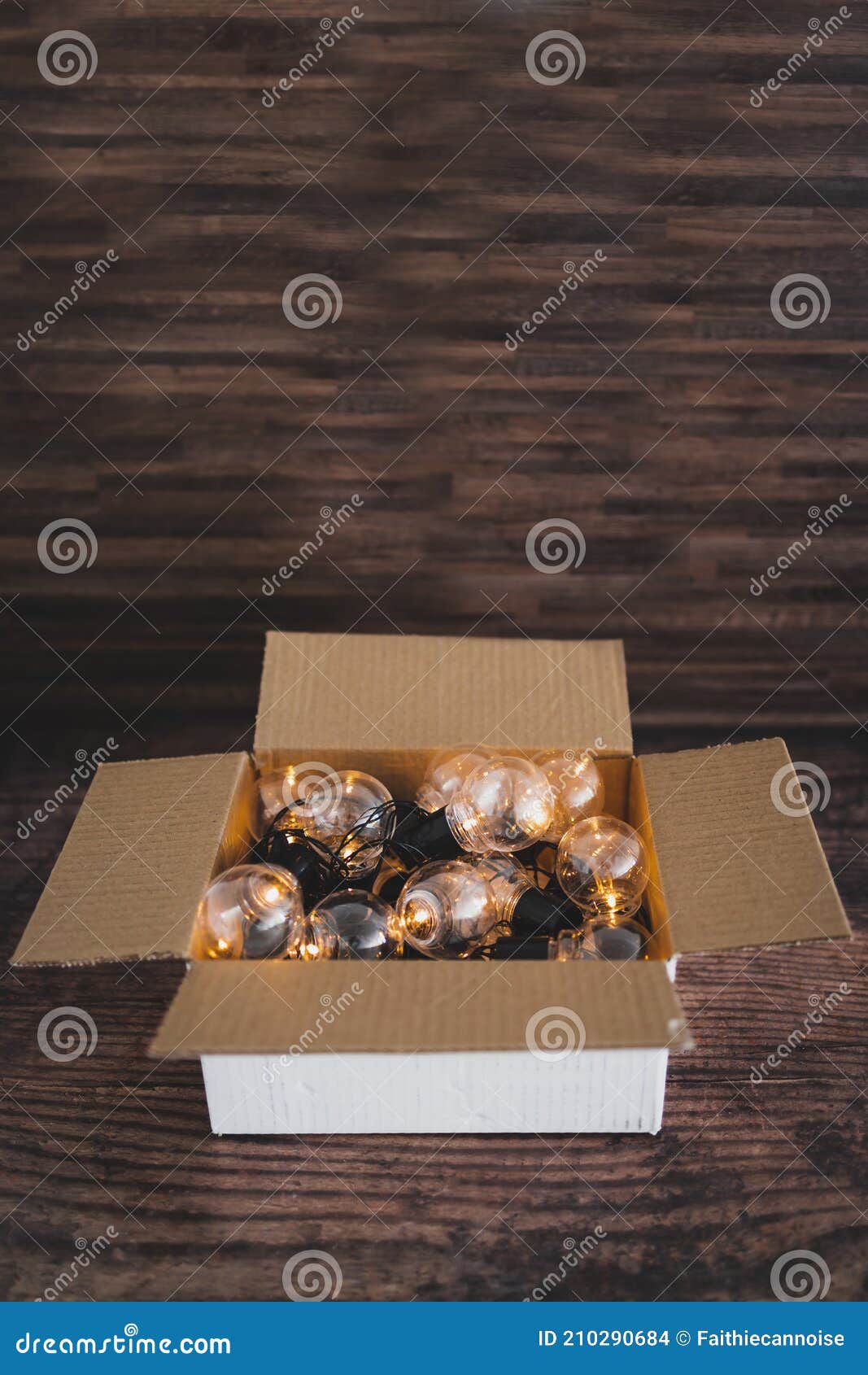 Group of Light Bulbs Shining from an Open Box, Mindset and Thinking