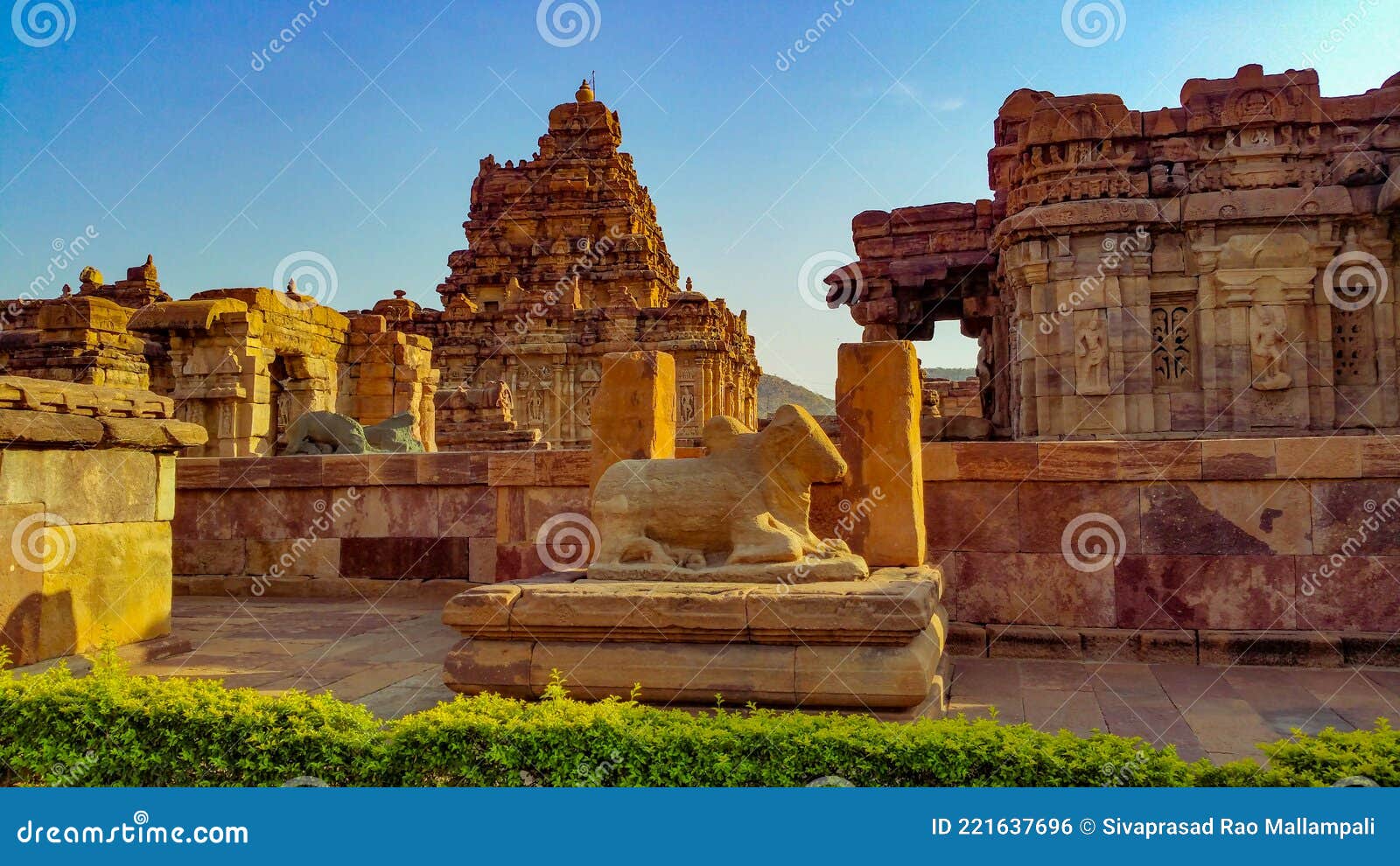 group of monuments at pattadakal,   cultural unesco world heritage site ,  karnataka,  india