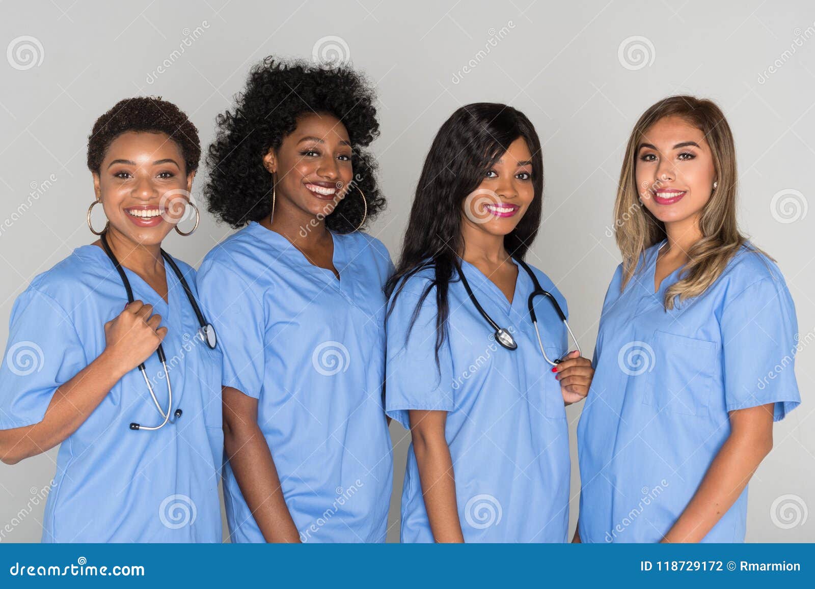 Group of Nurses stock photo. Image of female, hospital - 118729172