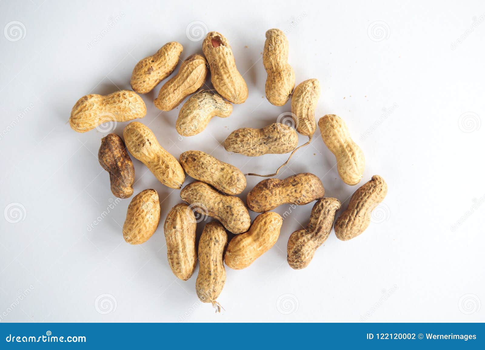 Group of Peanuts on White Plate Stock Photo Image of nutrient, diet