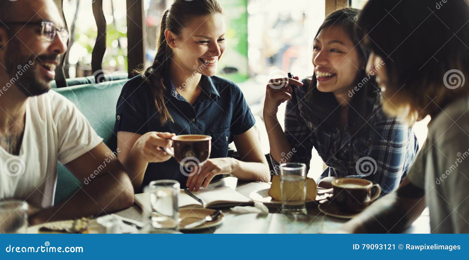 Group of People Drinking Coffee Concept Stock Image Image of juice