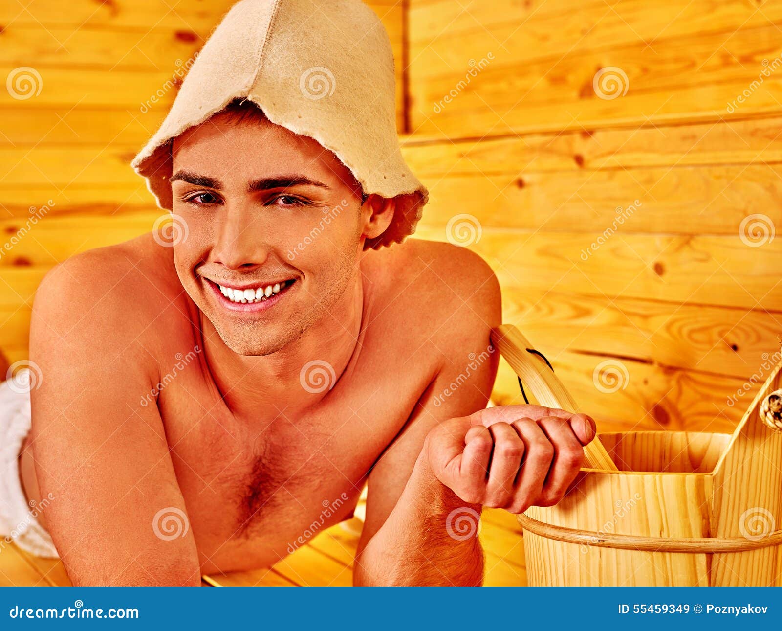 Group People in Hat at Sauna Stock Image Image of treatment, therapy