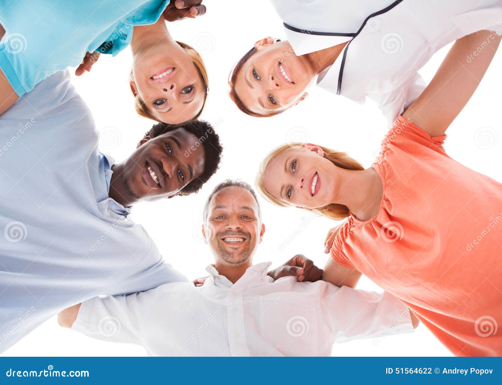 Group of People with Head Together Stock Photo Image of ethnicity