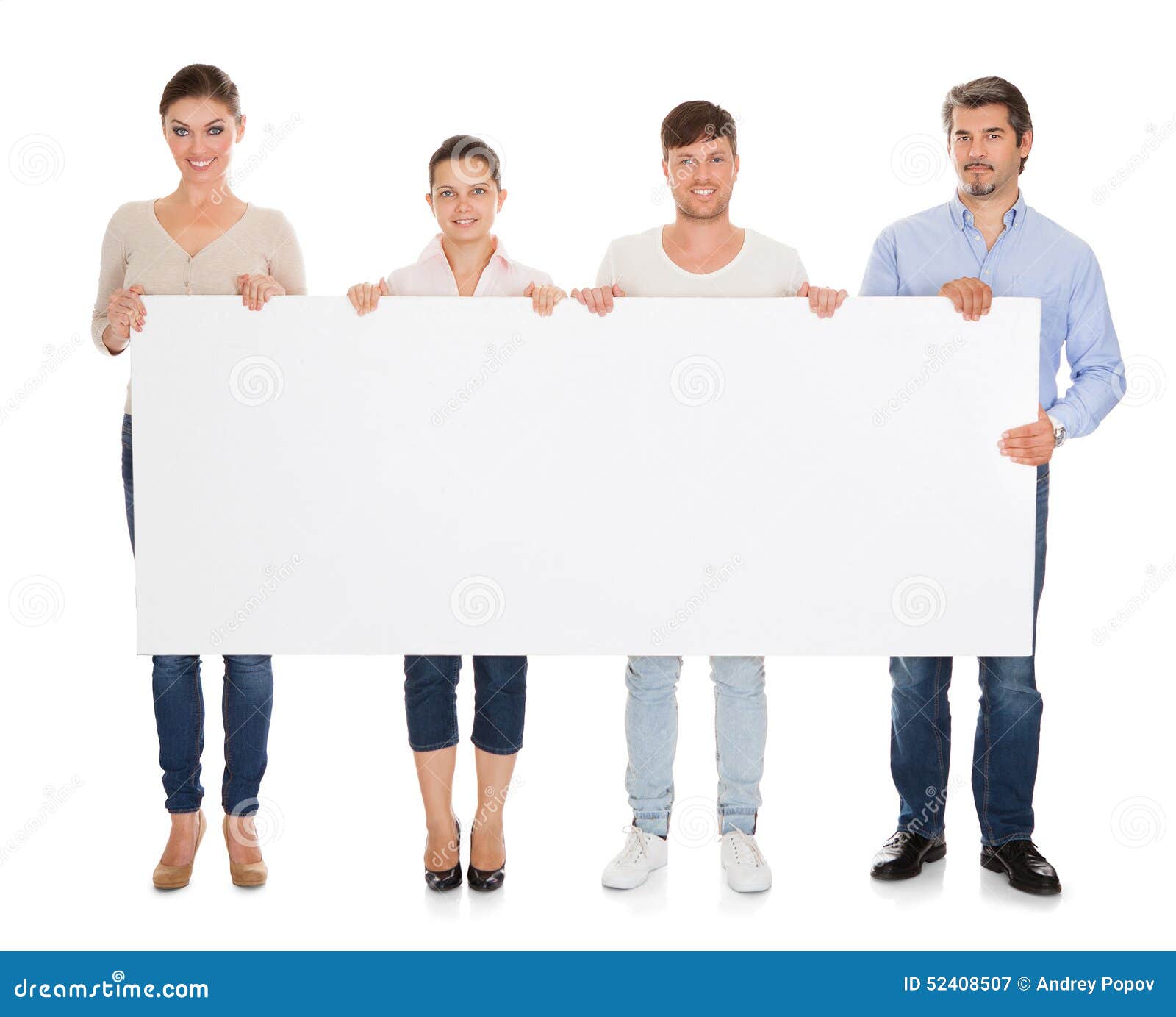 Group of People Holding Placard Stock Image Image of empty, business