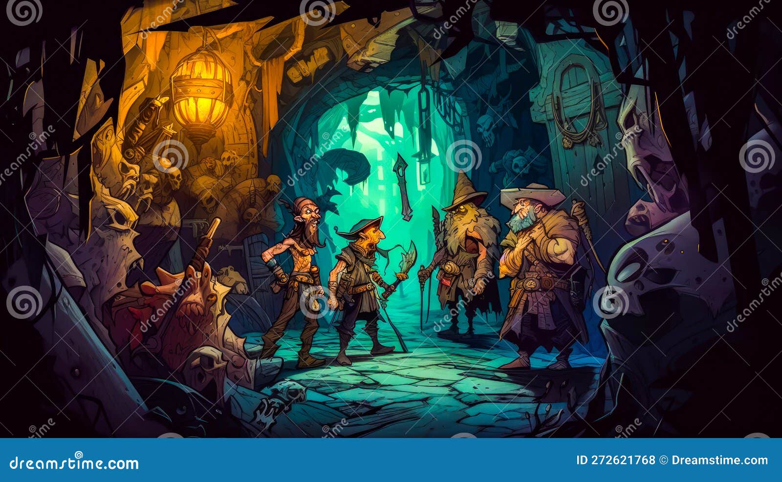 People With Torches And Pitchforks Cartoon Vector