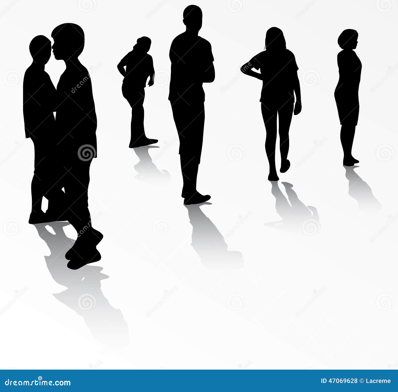 Group of people stock vector. Illustration of people - 47069628