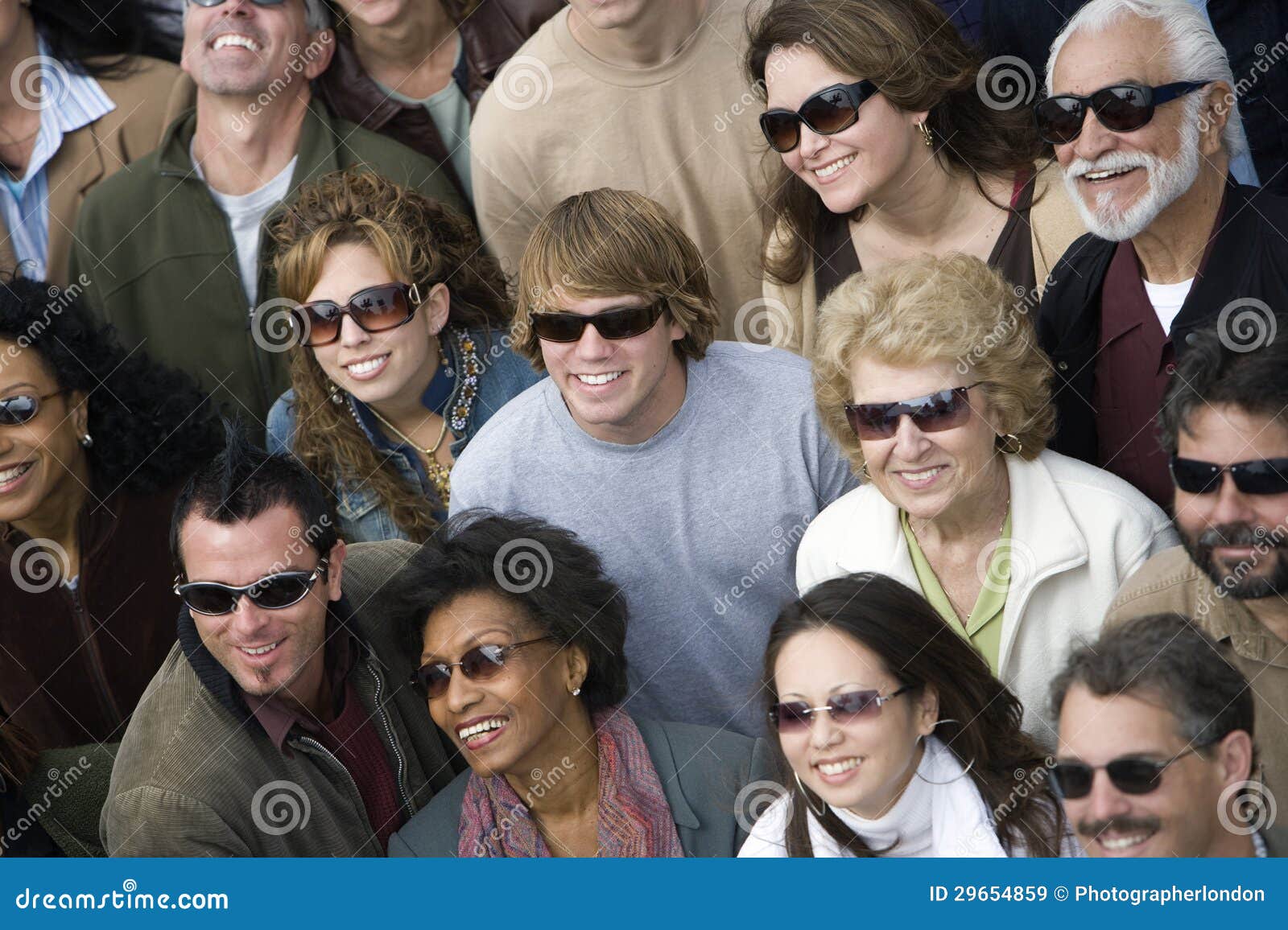 Group of People Wearing Sunglasses Stock Image Image of asian