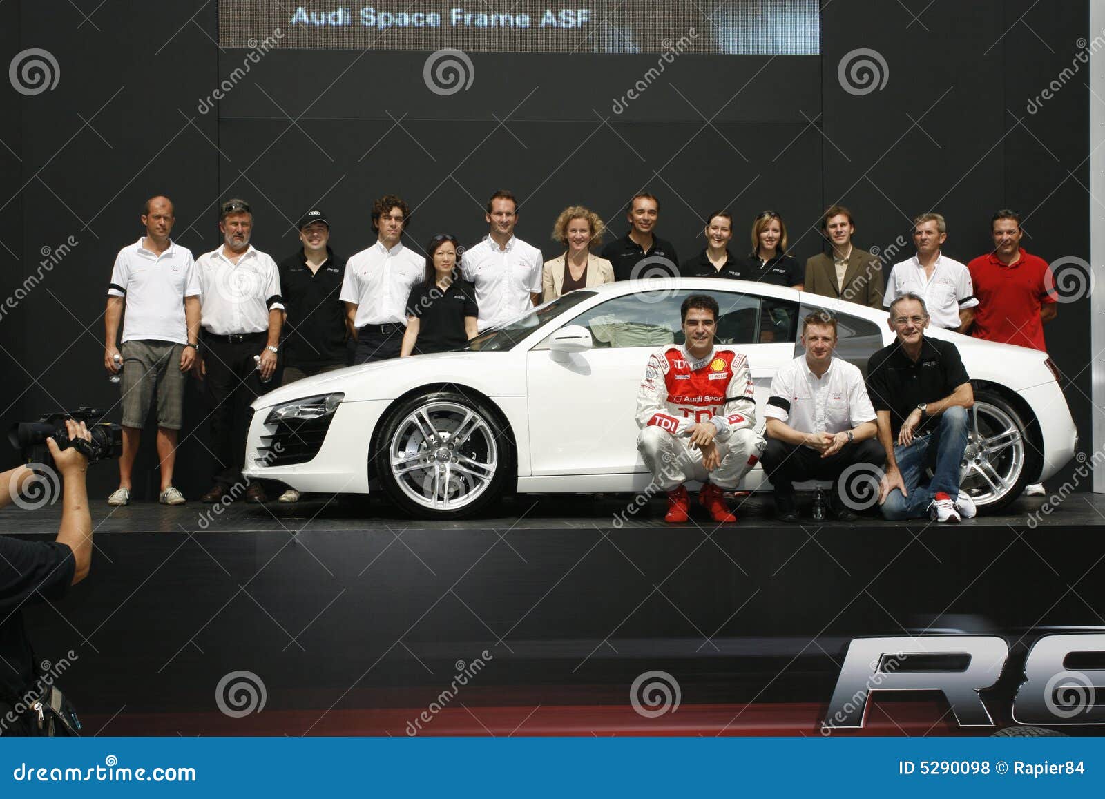 Group Photo, Audi Motorsports Editorial Stock Photo Image of allan