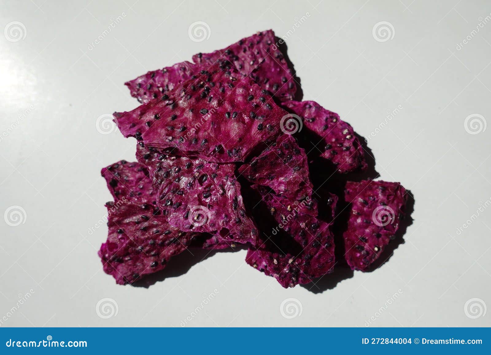 Group of Purple Dried Dragon Fruit Chips Stock Photo Image of gastronomy, nutrition 272844004