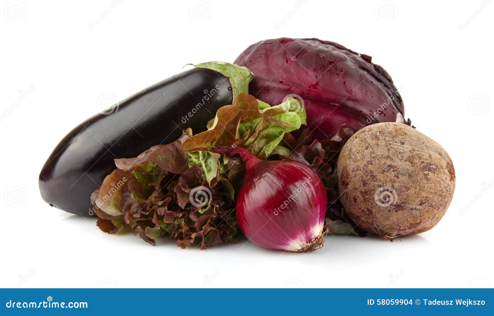 Group of Purple Vegetables on White Stock Photo Image of aubergine