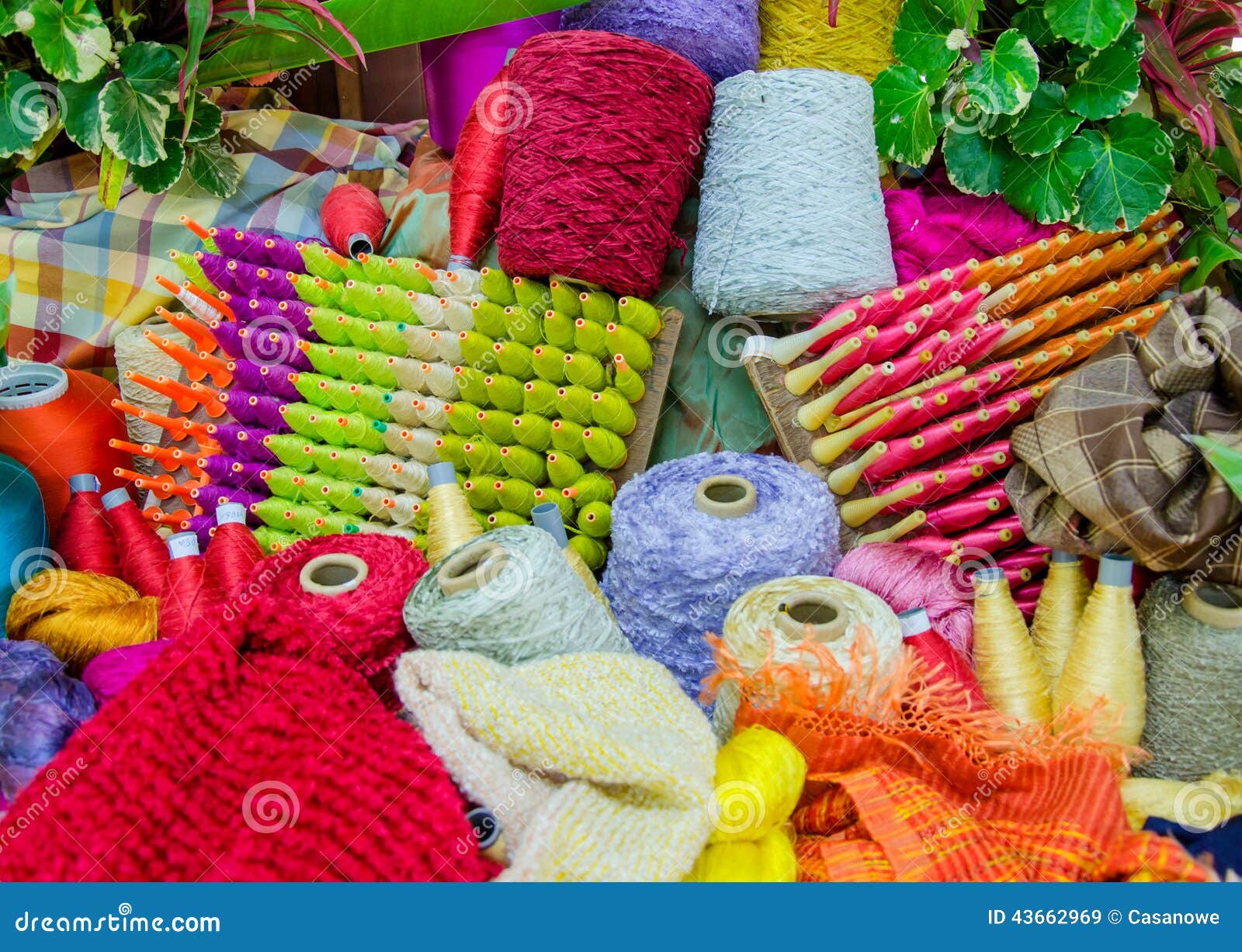 Group of Raw silk thread stock image. Image of pile, silk 43662969