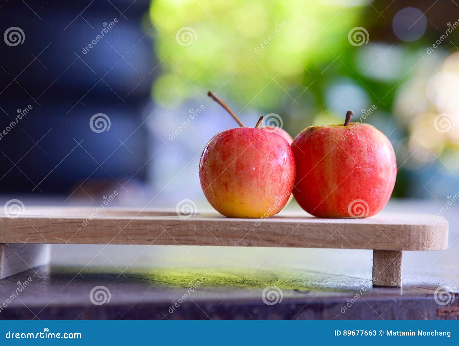 Download Group Of Red Apples On Wood Tray Stock Image Image Of Natural Ingredient 89677663 Yellowimages Mockups