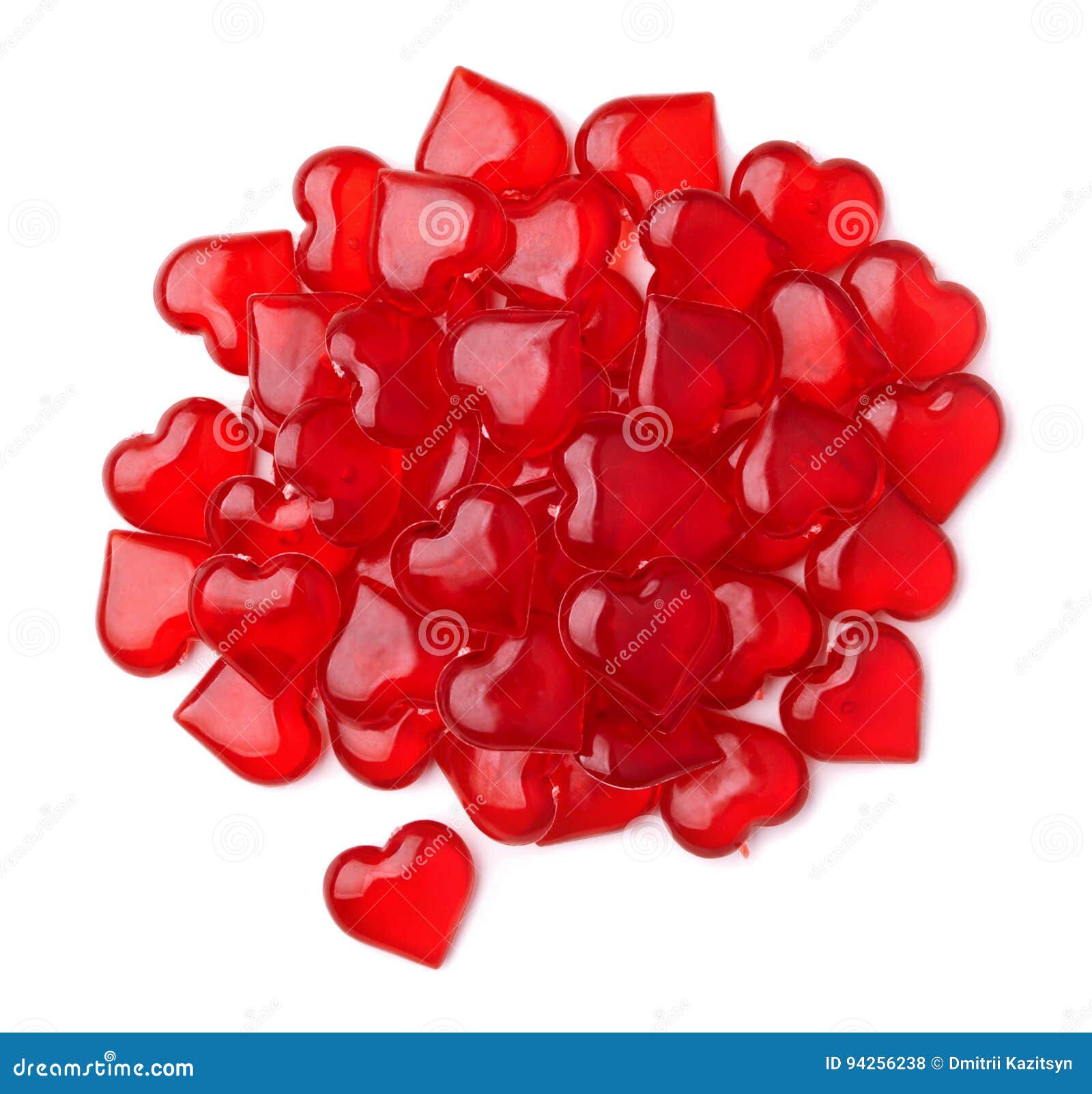 Group of Red Plastic Hearts Isolated Stock Photo Image of holiday