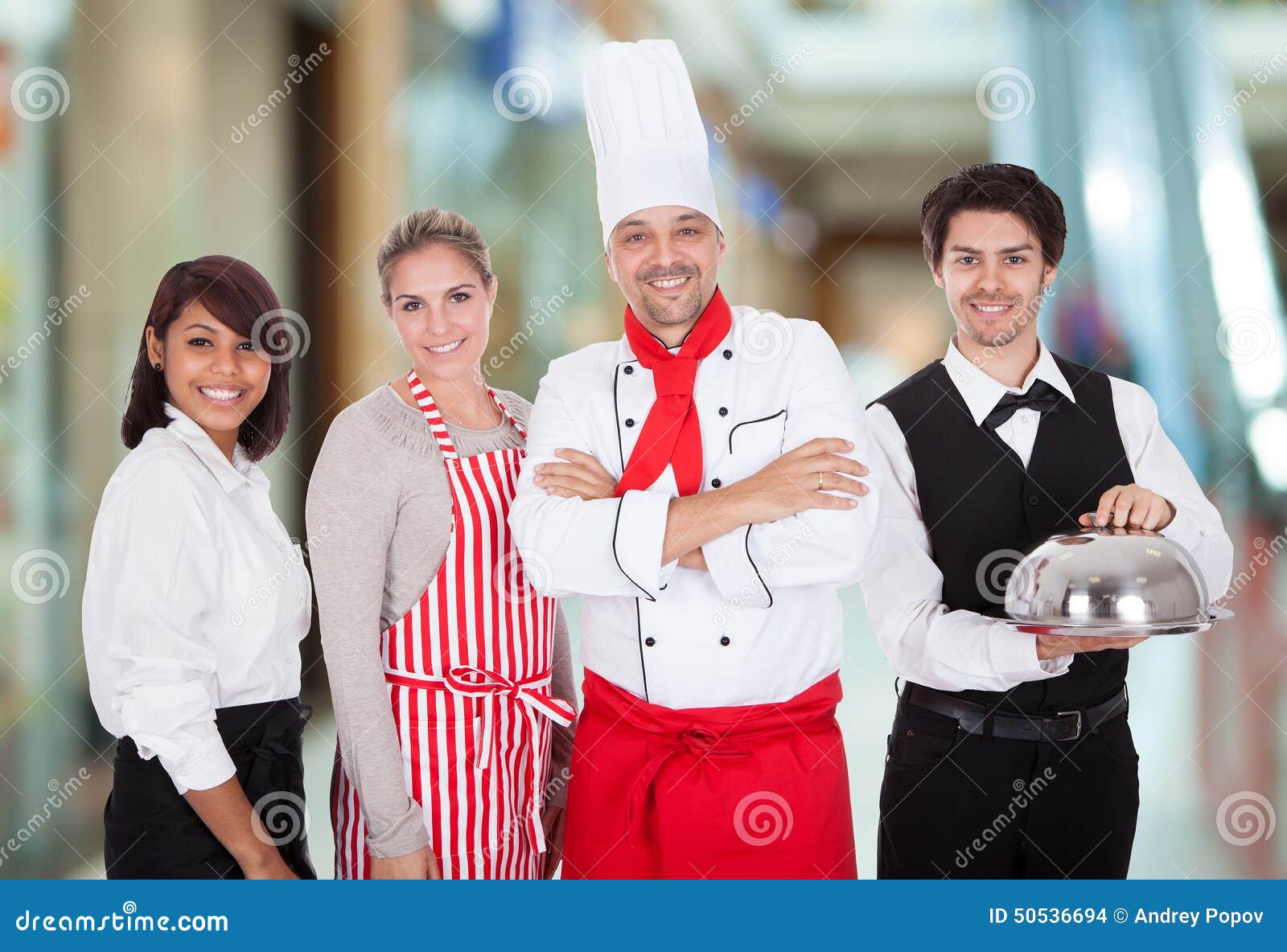Group of restaurant staff stock photo. Image of culinary 50536694