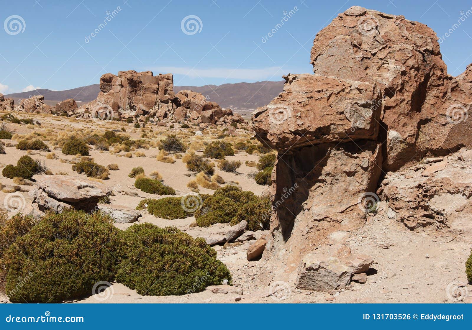 rock formations at valle de las rocas