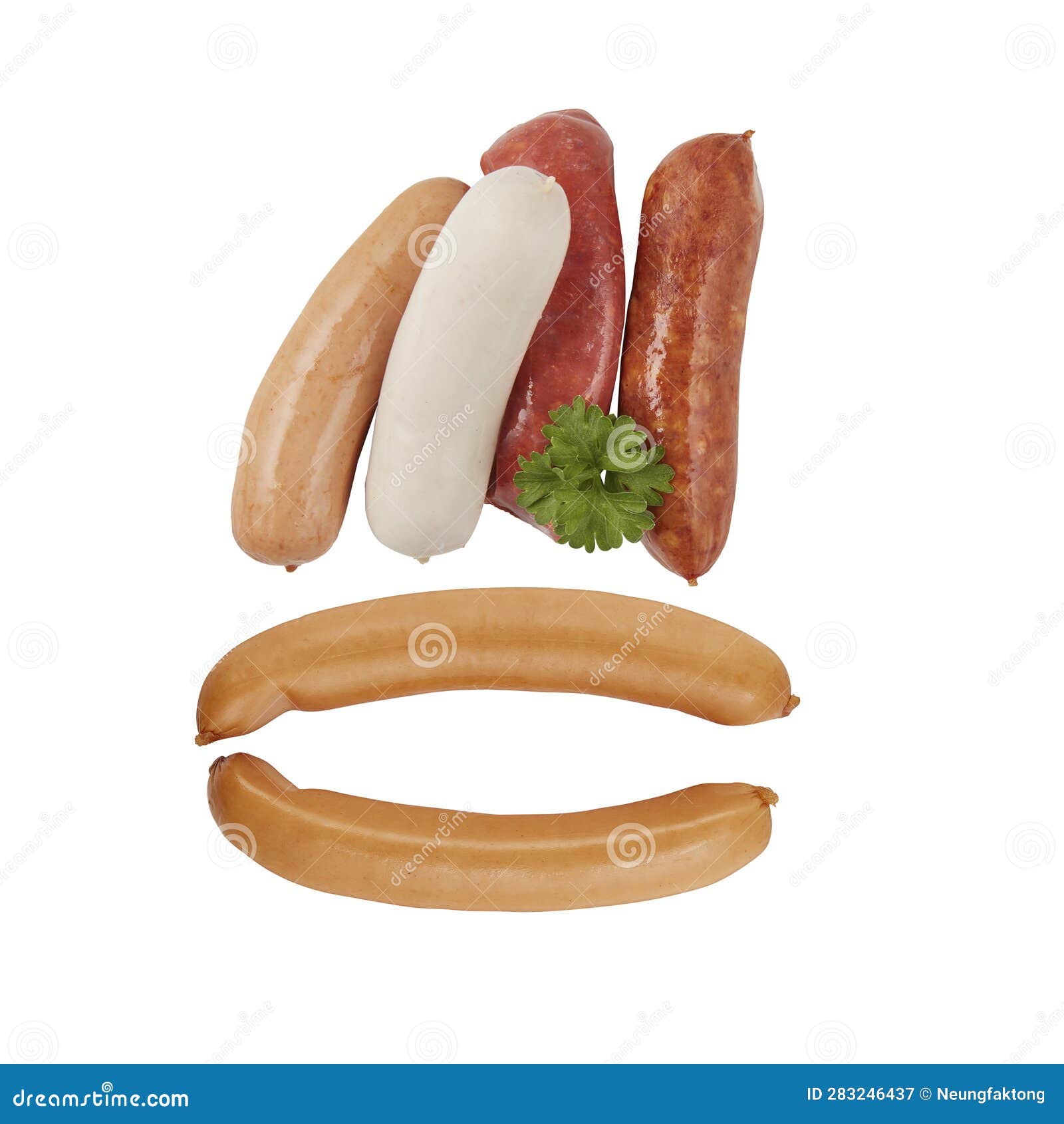 Group sausage food stock image. Image of oktoberfest 283246437