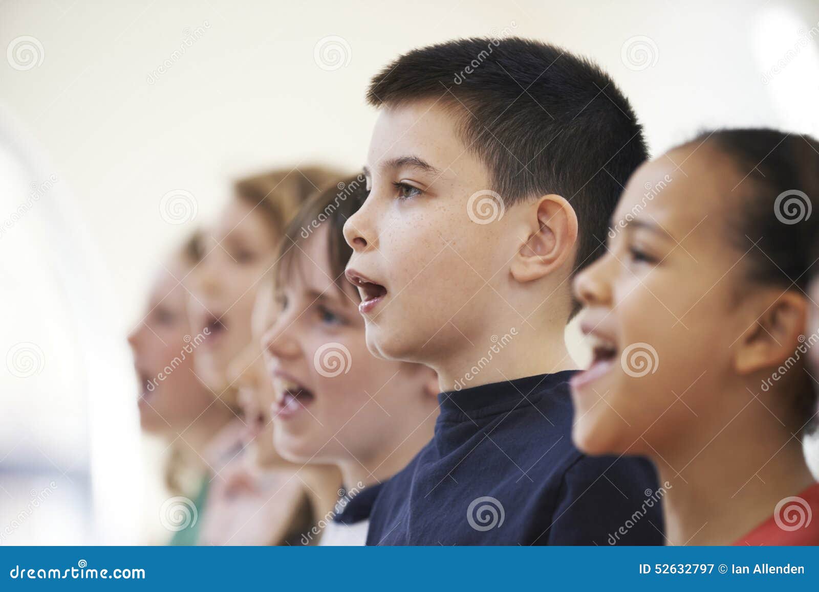 Group of School Children Singing in Choir Together Stock Image Image of culture, childhood