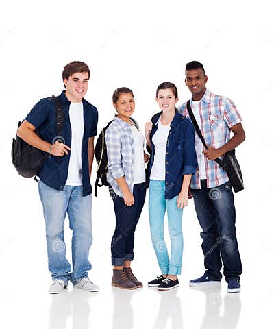 Group school students stock image. Image of caucasian - 31573803