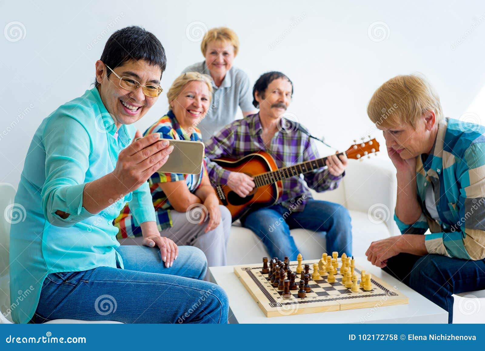 people playing a game