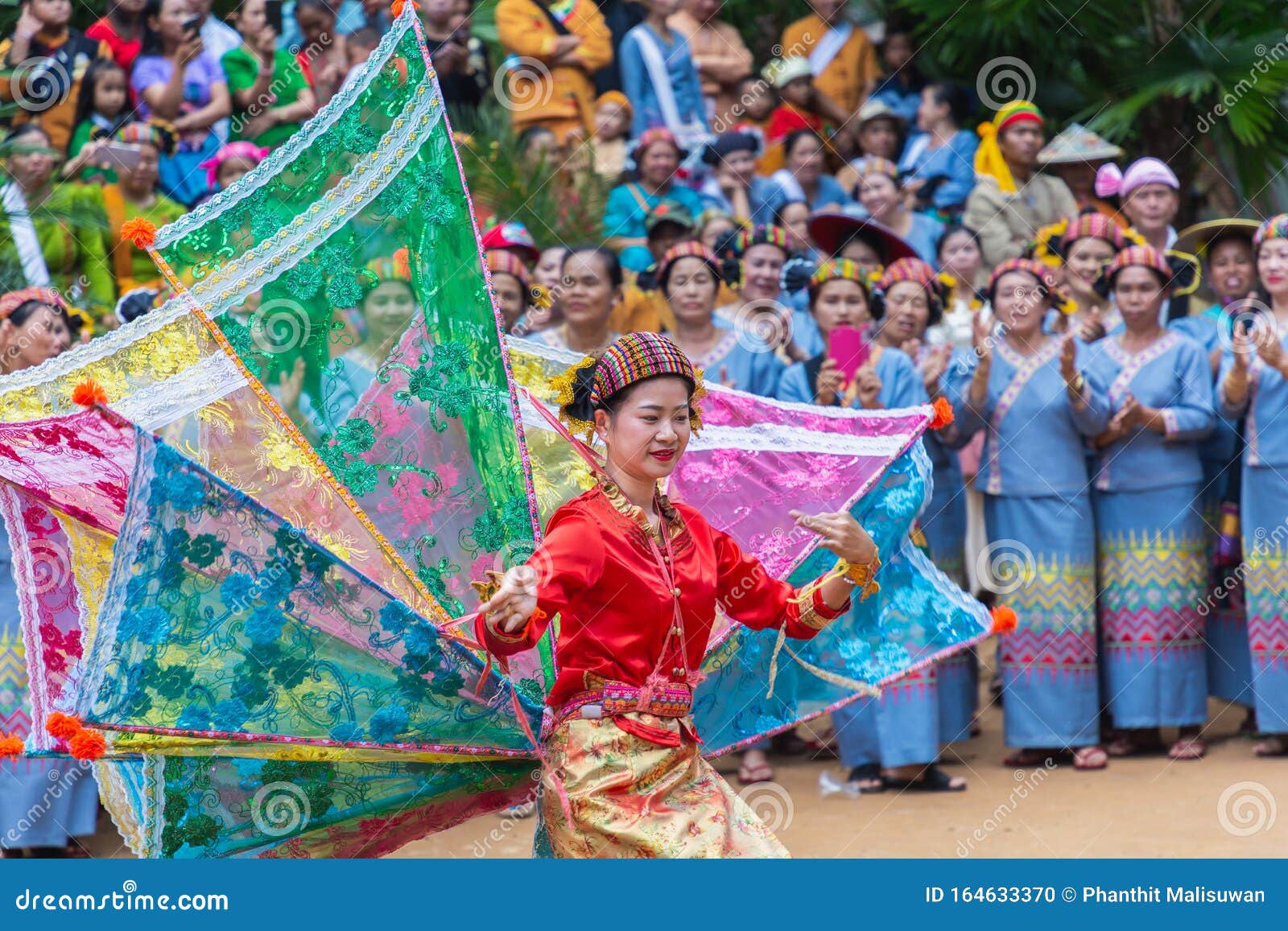 Group Of Shan Or Tai Yai Ethnic Group Living In Parts Of Myanmar And ... Traditional Thai Dancing