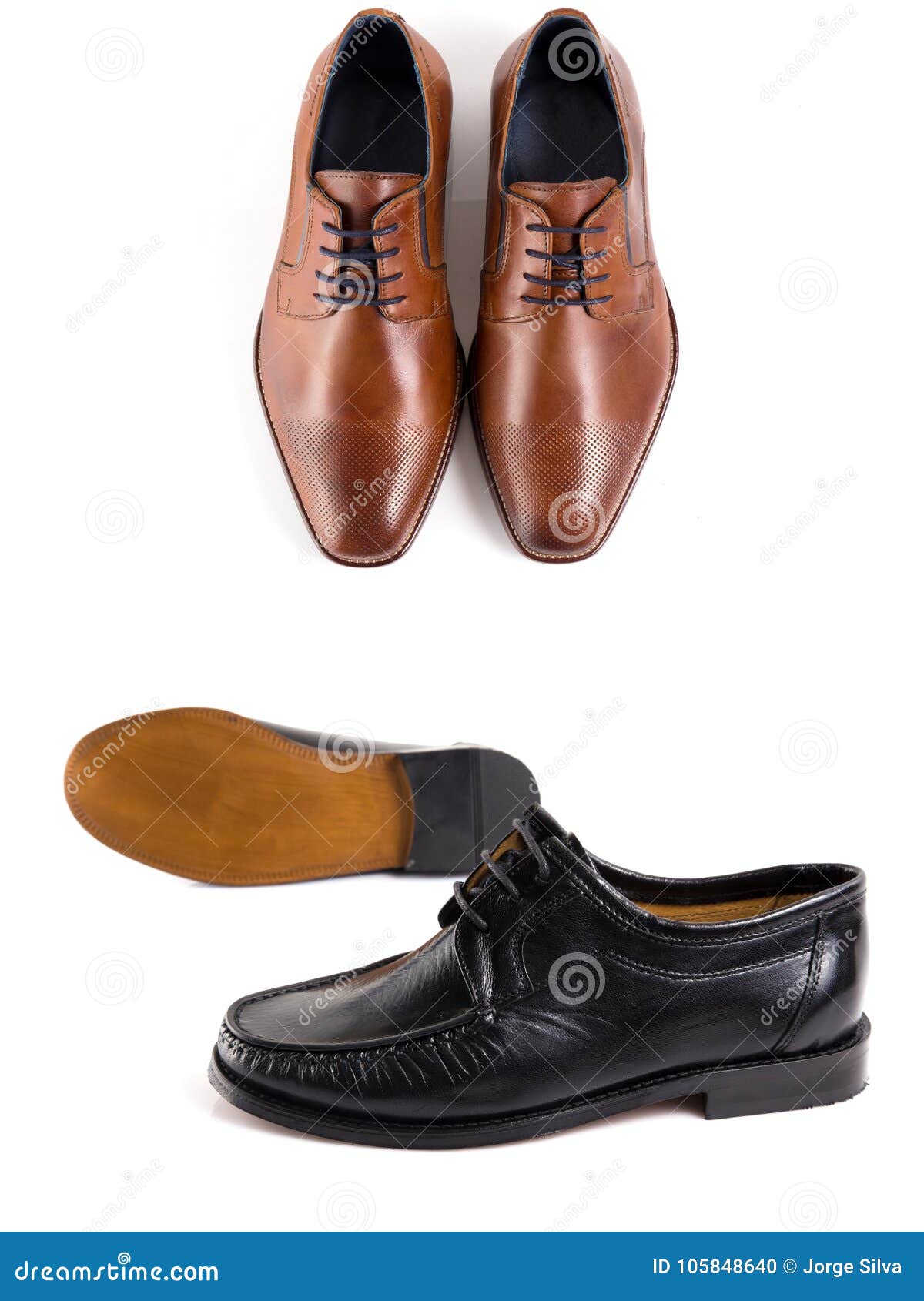 Group of Shoes on Isolated Background. Stock Photo - Image of isolated ...