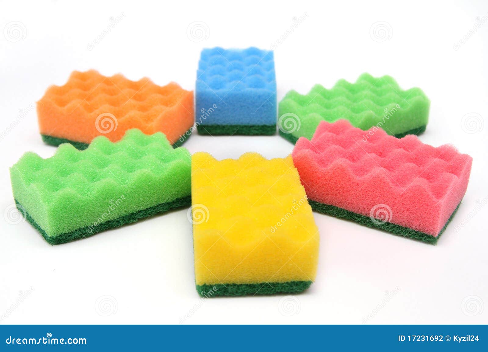 Group Of Sponges Isolated Stock Photo Image of sanitary, washing