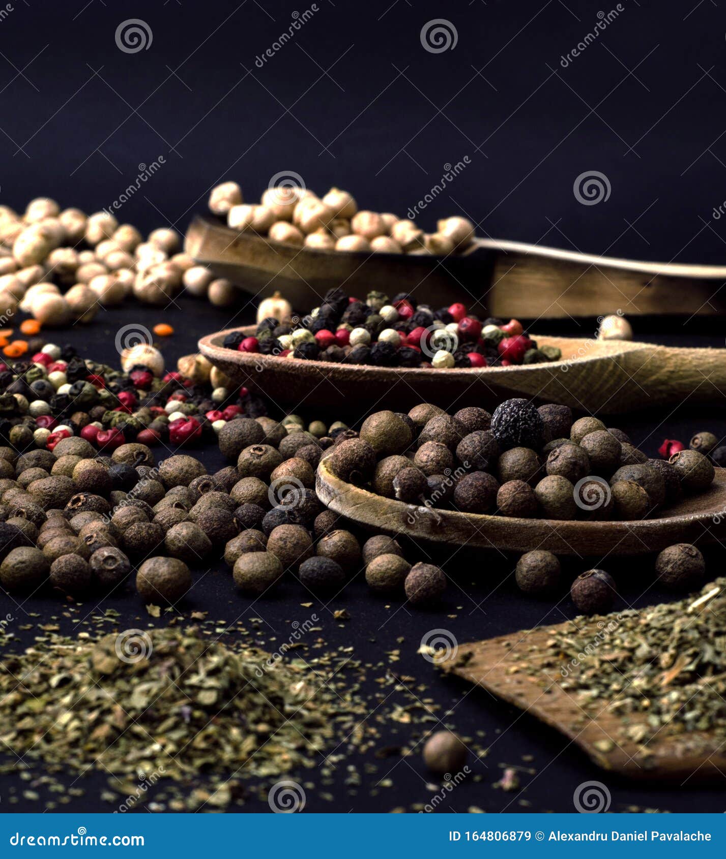 Spoons Filled With Different Types Of Sugar Cane Sugar White Sugar Rock