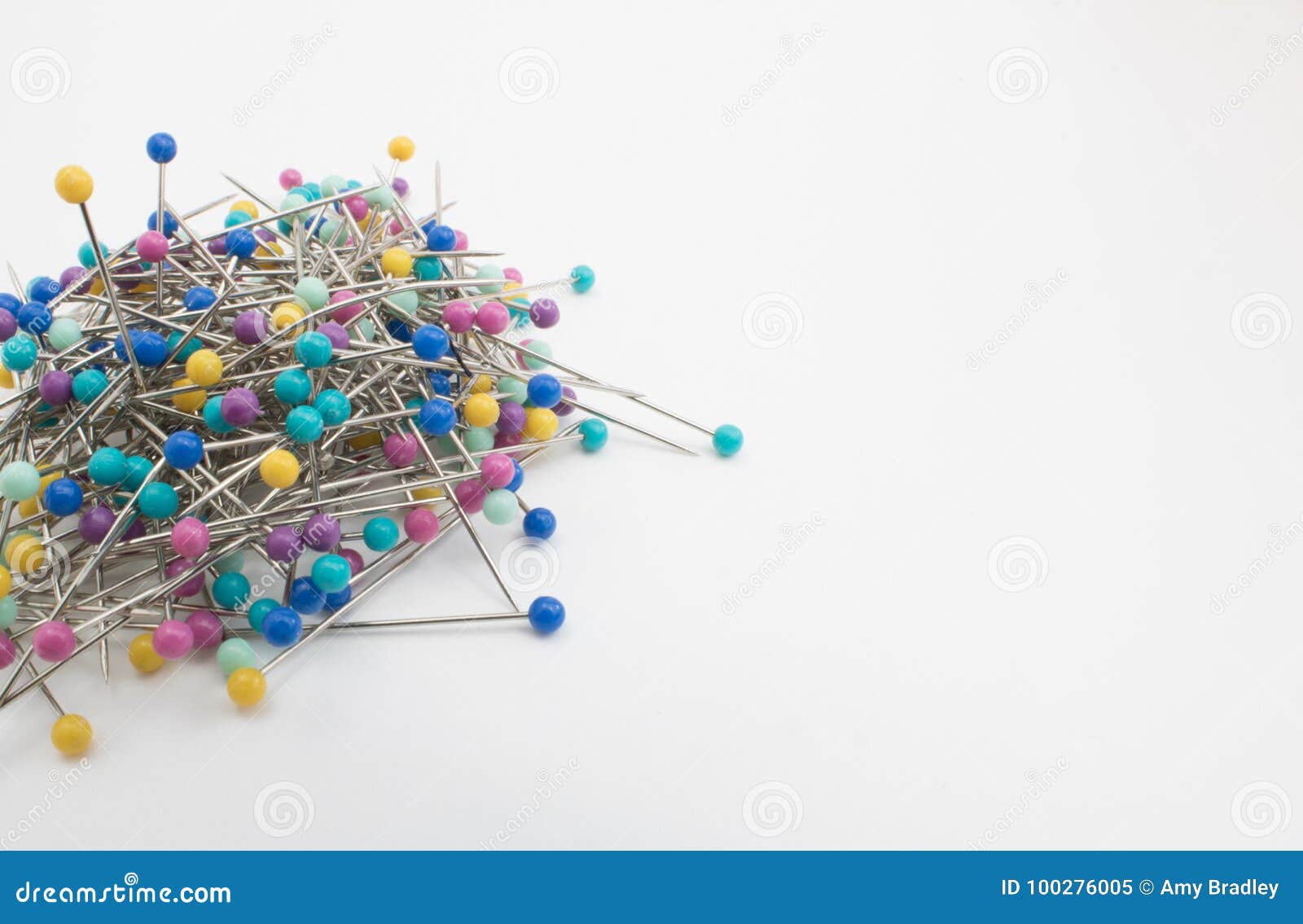 Group of Straight Pins stock image. Image of pile, needle - 100276005