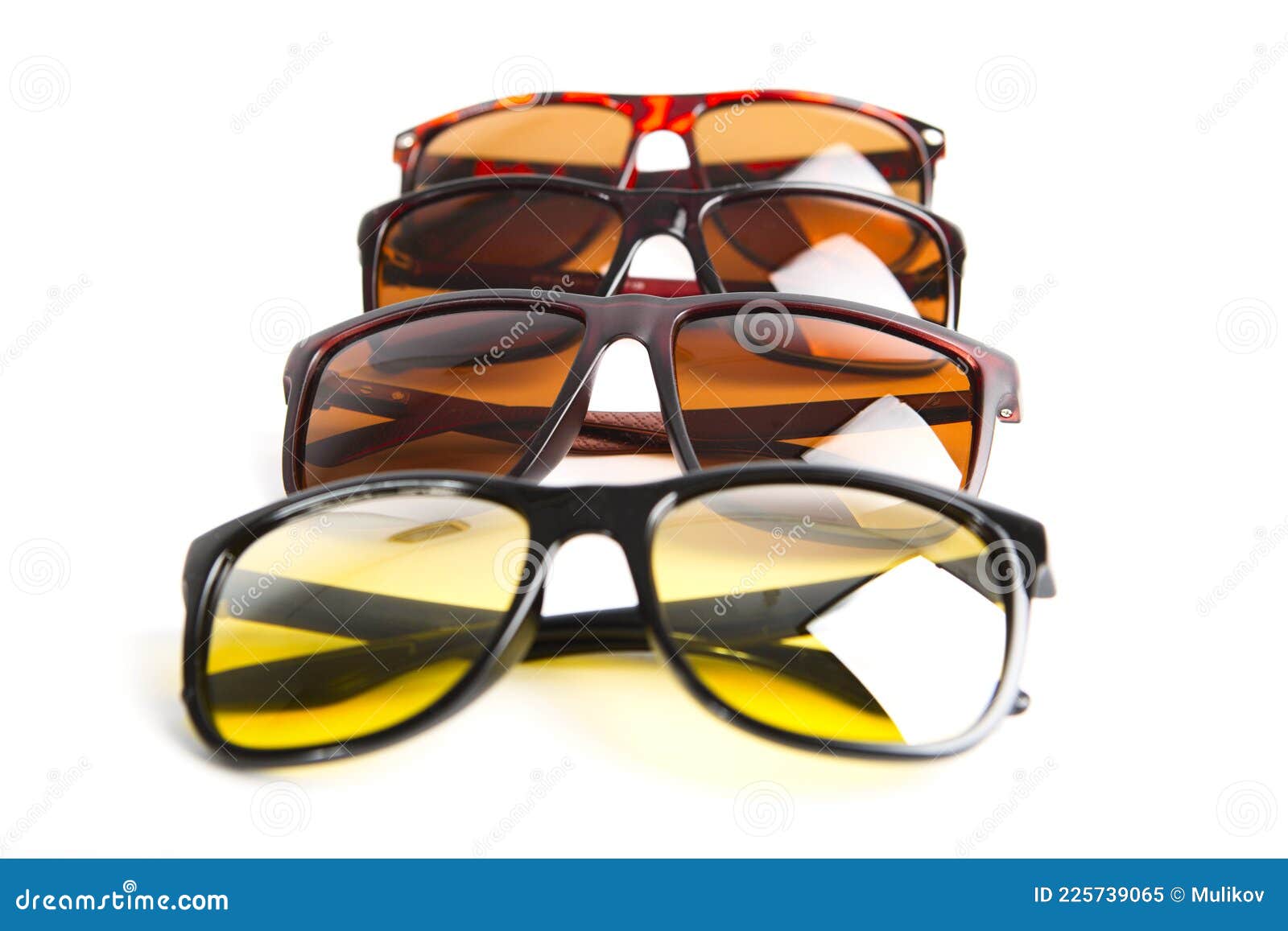 Group of Sunglasses Isolated on the White Stock Image Image of cool