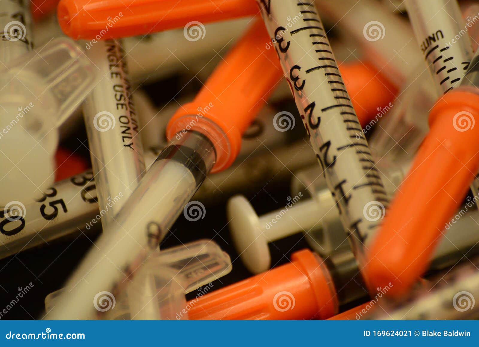 Group of Syringes, Medical Waste Stock Image Image of waste, used