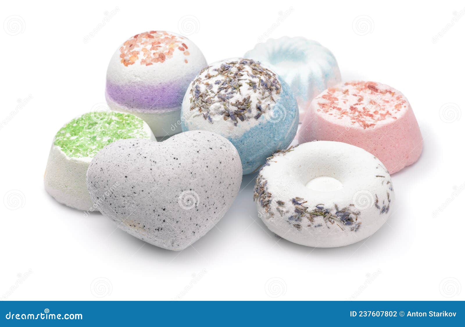 Group of Various Aroma Bath Bombs Stock Photo Image of ball, beauty