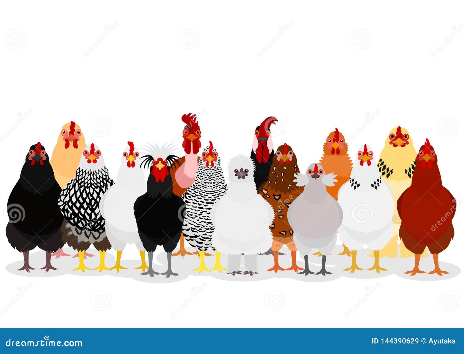 various chicken group