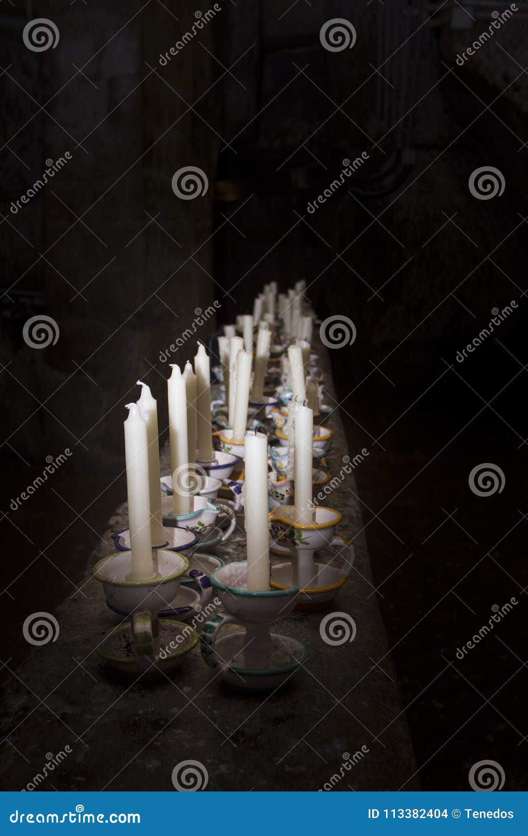 Group of Vintage Candle Holders Stock Photo Image of candle, ancient