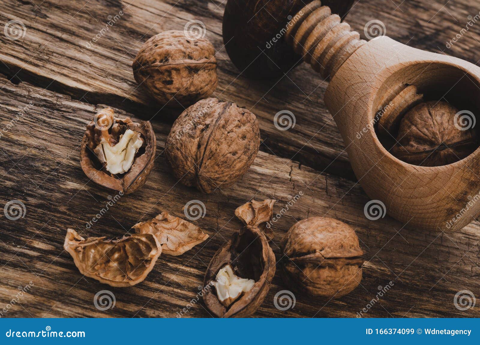 Image of Walnut Grains in Rustic Style Stock Image Image of cover